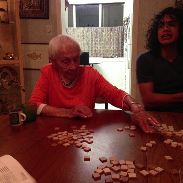 Grandma Backgammon at age 96
